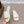 CC 26s Flat Sandals White Straw Leather 613264