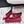 RV Rose Vivier Flower Slingback Flat Pink Brown Satin 617285