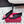 RV Rose Vivier Flower Slingback Flat Black Pink Satin 617289
