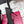 RV Rose Vivier Flower Pumps 10cm Pink Black Satin 617291
