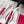RV Rose Vivier Flower Pumps 10cm White Red Satin 617293