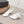 CC 26s Round-Toe Square-Heeled Sandals 7.5cm White Leather