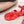 CC 26s Round-Toe Flip-Flops Red Suede 738036