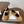 HM 25s Velcro Mary Jane Light Tan Suede