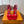 LV Swing Platform Sandal 8.5cm Red Satin 578756