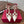 VT Studdy Pumps 95mm White Red Leather 624358