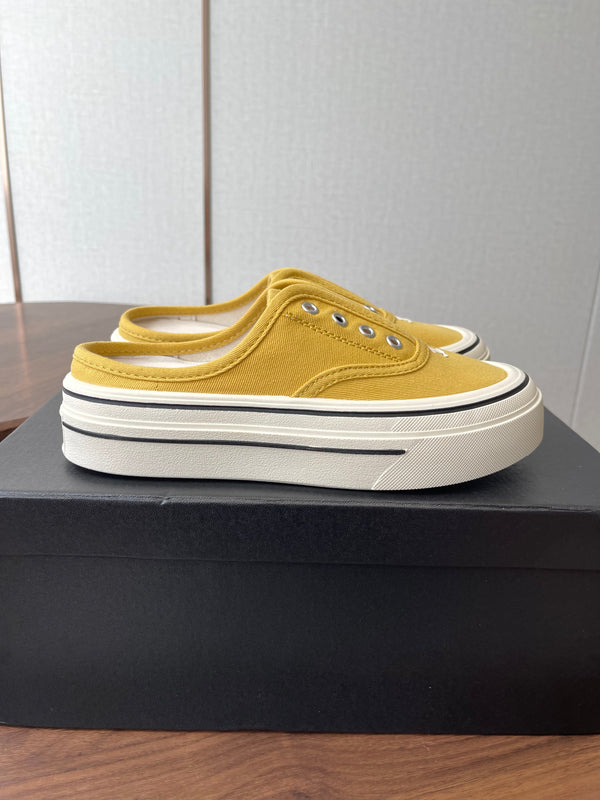 CC 26s Slip-On Platform Yellow Canvas 727467