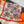HM Bouquets Sellier Scarf Pink White Orange Cashmere 145876
