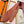 HM Boucles En Vrac Tie Orange Twill Silk 210010