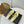 CC 25 Thong Sandal Gold Metalic Silver Diamond Logo