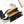 CC 25A Shoulder Bag 18.5cm Brown Black Suede