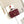 CC Handle Bag 19cm Double C Burgundy Lambskin Gold Hardware