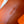 BV Small Parachute 20cm Burned Orange Raffia & Leather GHW