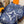 LV Monogram Scarf 200cm Blue White Cashmere 969183