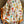 LV Scarf 135cm White Orange Multicolor Cashmere Mulberry Silk 976762