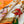 LV Scarf 135cm White Orange Multicolor Cashmere Mulberry Silk 976762