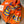 HM 26s Double-sided Scarf 140cm Orange Silk Cashmere 153157