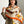 HM 26s Double-sided Scarf 140cm Orange Cream Silk Cashmere 153158