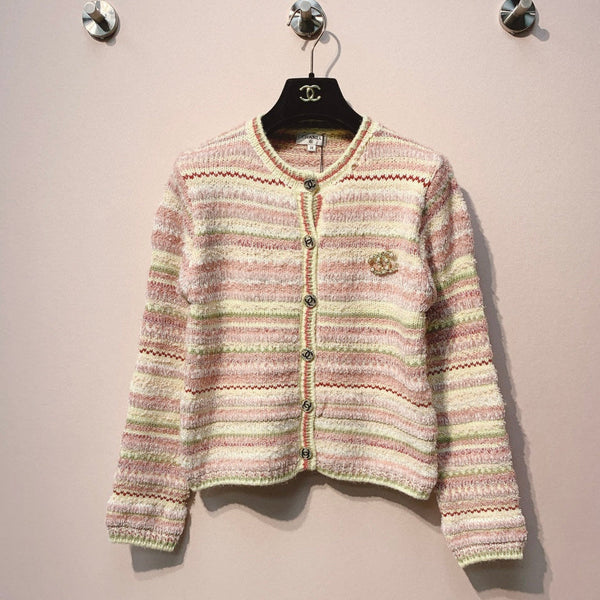 Chanel 25 Cardigan Multicolor Wool 316125
