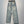 CD Four-Leaf Clover Embroidered Jeans Blue Stonewashed Cotton 350918