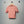 Miu SS26 Knitted Collared Lace Beaded Logo Top Light Coral Cotton Silk 350904