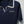 Miu SS26 Knitted Collared Lace Beaded Logo Top Dark Blue Cotton Silk 350905
