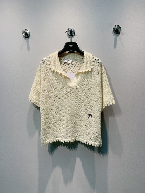CC 26s Coco Beach Openwork Knit Top 395863