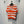 CC Clownfish Knit T-Shirt Orange White Tencel Nylon 395946