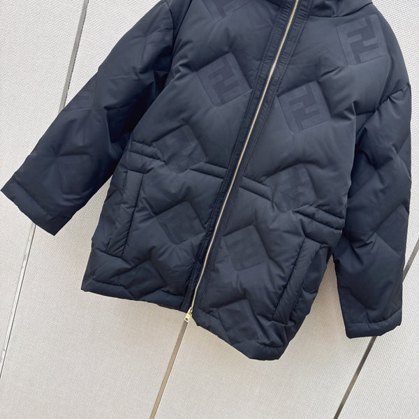 FF 26s Quilted Hooded Puffer Jacket Polyester 429131