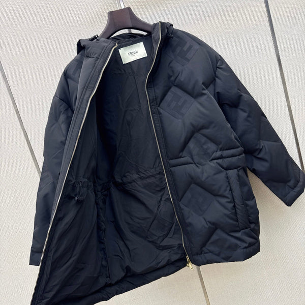 FF 26s Quilted Hooded Puffer Jacket Polyester 429131