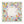 GG Scarf 90CM White Multi-Colored Floral Mulberry Silk 286774