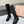 MIU MIU high boots black sheepskin 461852