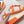 LV Trainer Maxi Sneakers White and Orange Calfskin Mesh 515201