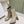 The Row 2025 Chunky Heel Round Toe Ankle Boot Taupe Leather 572088