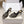 YSL 26ss High-Heeled Slippers 75 Dark Gray Canvas Calfskin 654748