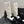CC knee-high boots white black sheepskin and wool 532190