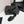 CC 25 Camellia Open Flat Mule Black Sheepskin 368847