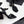 CC 25 Camellia Open Heel Sandals 90mm Black Sheepskin 368820