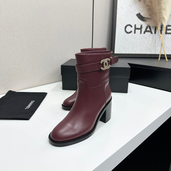 CC FW 2026 Ankle Boot Burgundy Cowhide 925671
