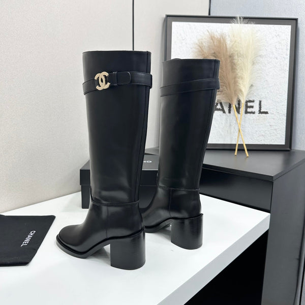 CC FW 2026 Long Boot Black Cowhide 925682