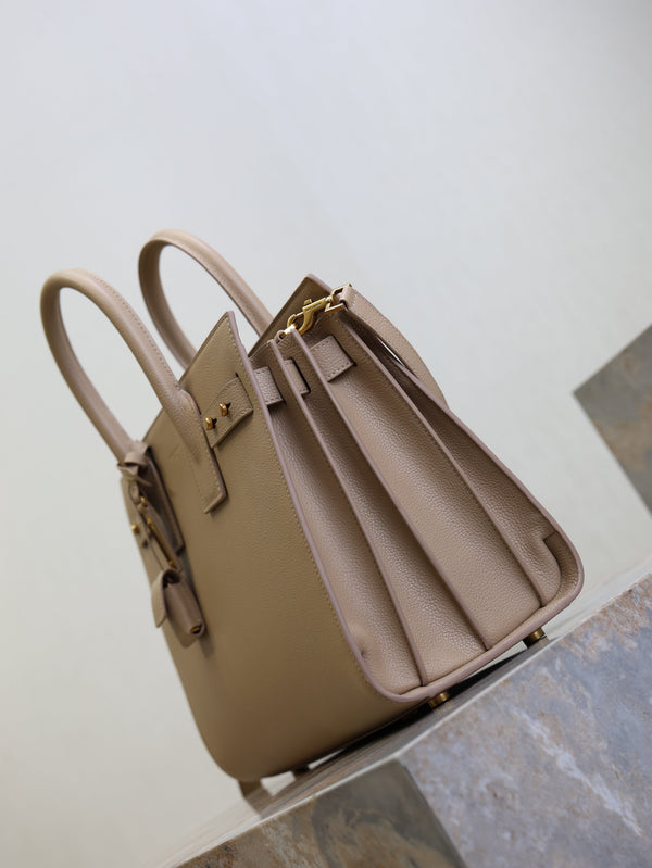 Prada Sac De Jour Nano 32cm Beige Cowhide GHW