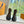 Lv Laureate Desert Boots Black Cowhide Brown Monogram Canvas 548798