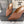 Alaia 25 Cube Wedge Mules Brown Silk Sheepskin 300083