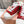 MiuMiu 25 Sneaker Red White Suede Cowhide Fur 535585
