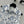 CC 25 Printed Denim Vest Jacket Blue White Cotton