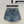 CC 25 Embroidered Short Blue Denim Cotton