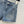 CC 25 Embroidered Short Blue Denim Cotton