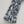 CD 25 Butterfly Coconut Print Shirt Dress White Blue Cotton