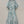 CD 25 Sauvage Jouy Boat Neck Dress Light Blue mix White Cotton