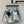 CD 25 Denim Short White Blue Black Cotton